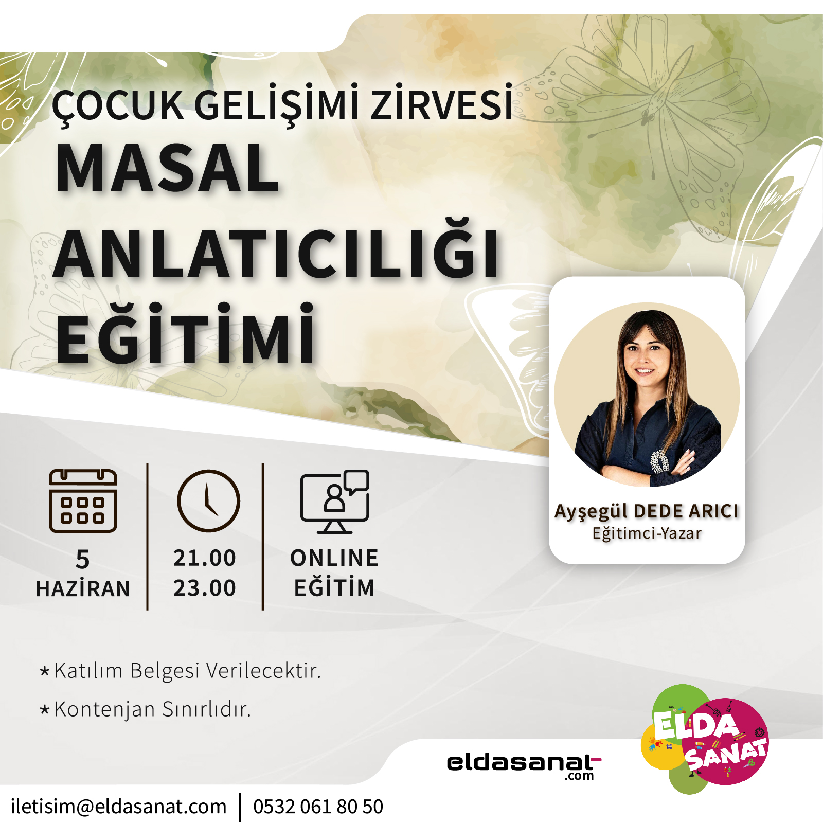 MASAL ANLATICILIĞI EĞİTİMİ 5 HAZİRAN 