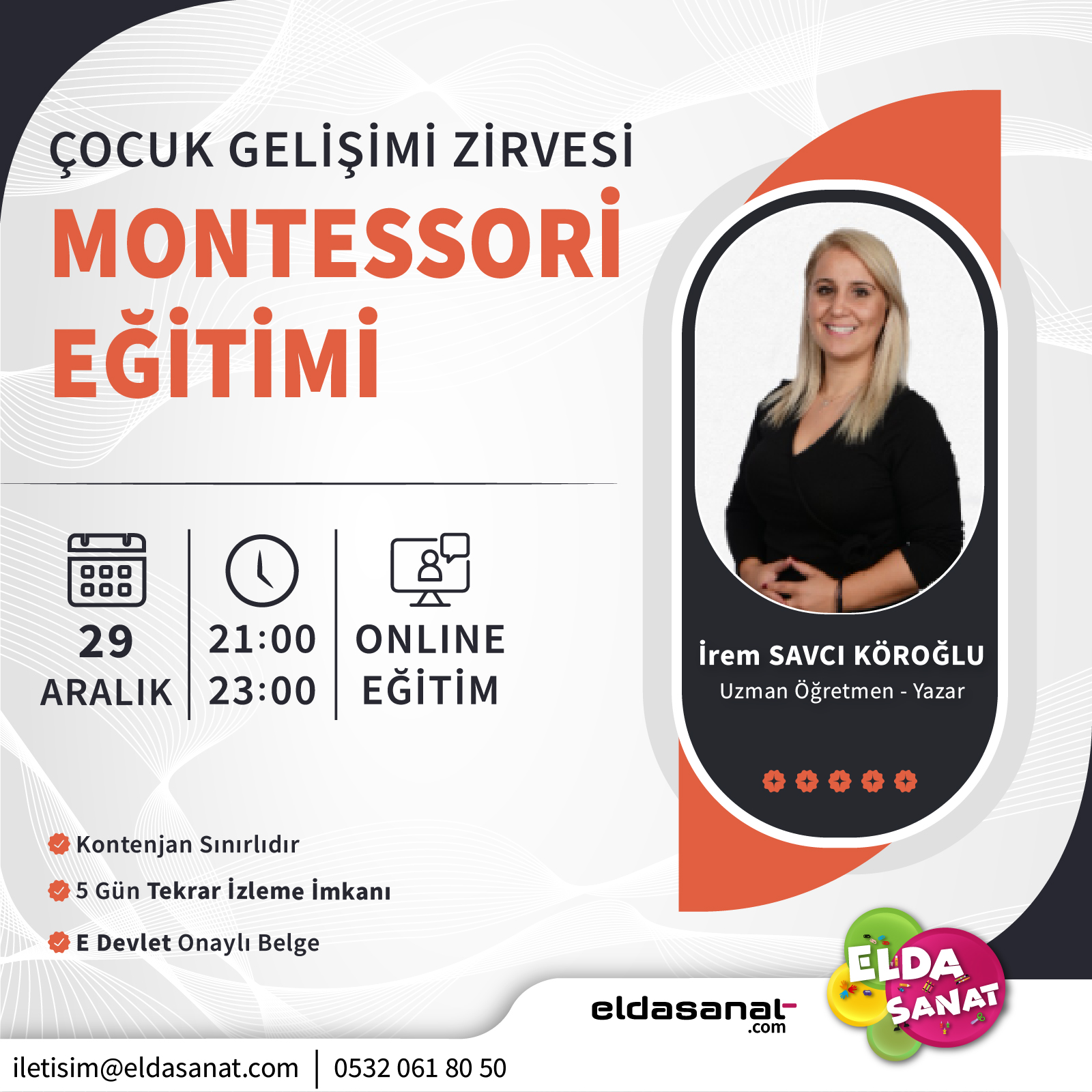 MONTESSORİ YAKLAŞIMI EĞİTİMİ ARALIK