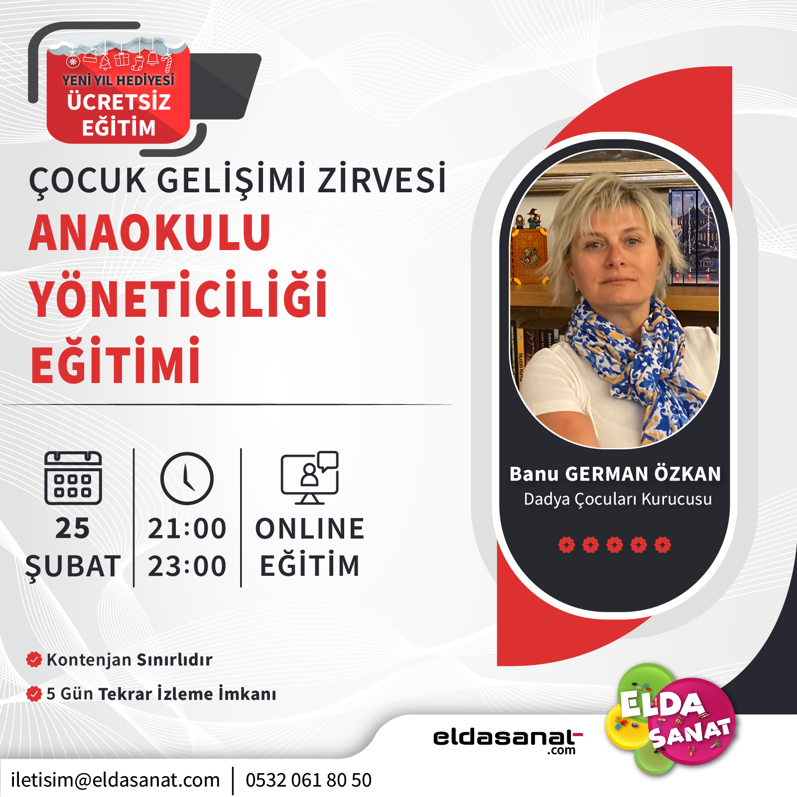 YENİ YILA ÖZEL ANAOKULU YÖNETİCLİĞİ EĞİTİMİ