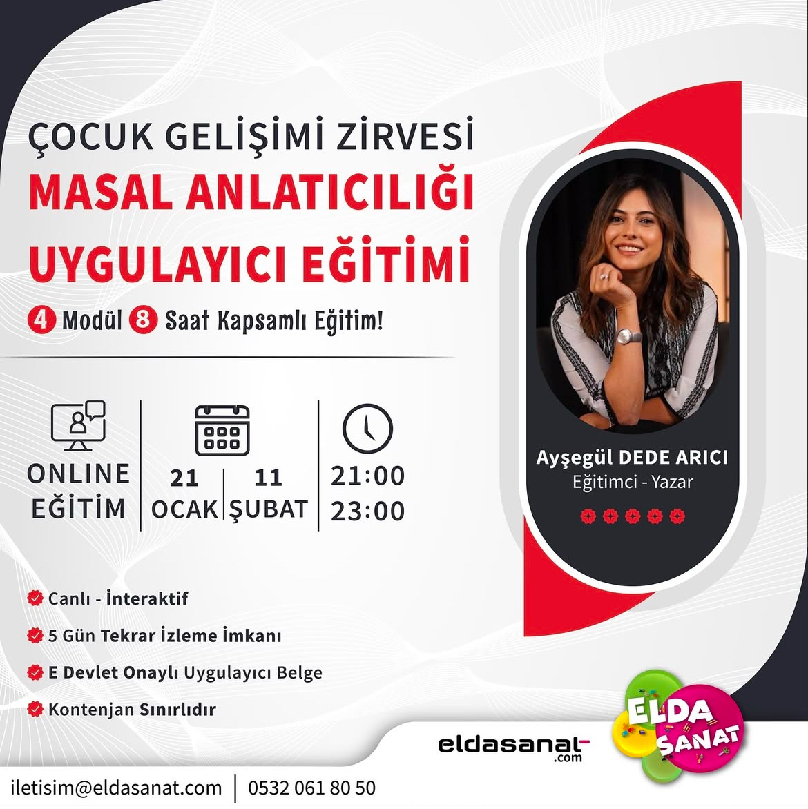 MASAL ANLATICILIĞI UYGULAYICI EĞİTİMİ
