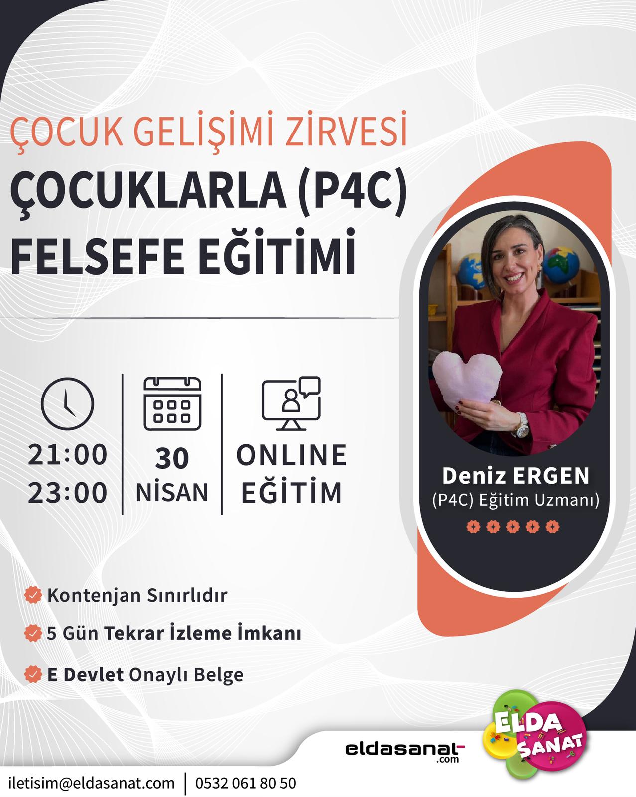ÇOCUKLARLA FELSEFE P4C EĞİTİMİ 2025
