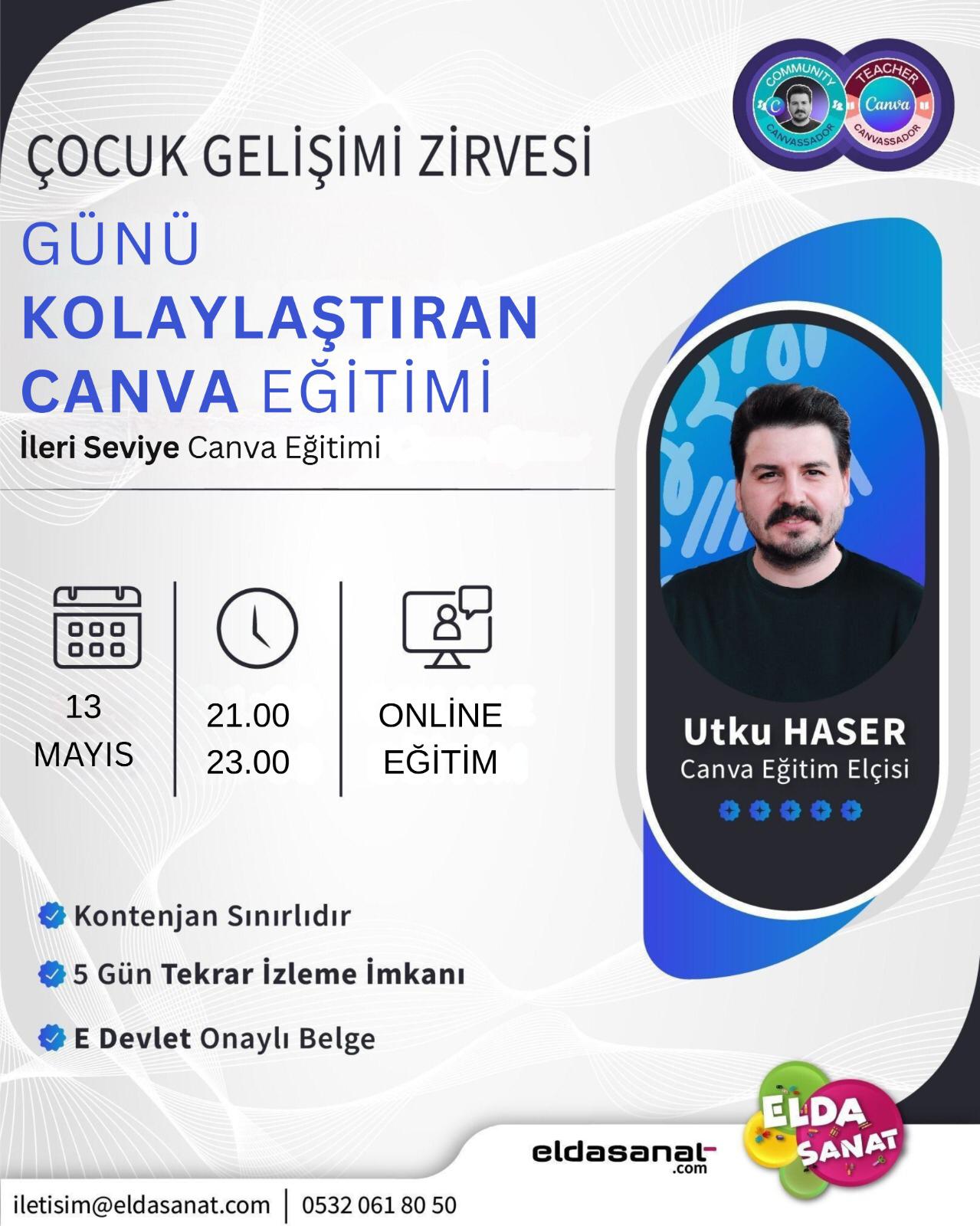 EĞİTİMCİLERE ÖZEL İLERİ SEVİYE CANVA EĞİTİMİ