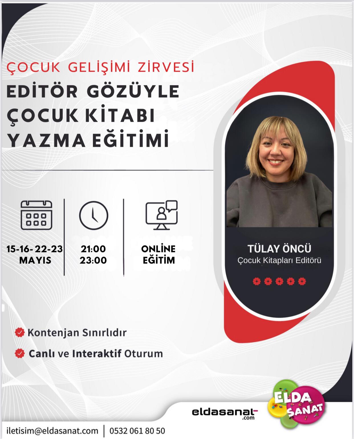 EDİTÖR GÖZÜYLE ÇOCUK KİTABI YAZMA EĞİTİMİ