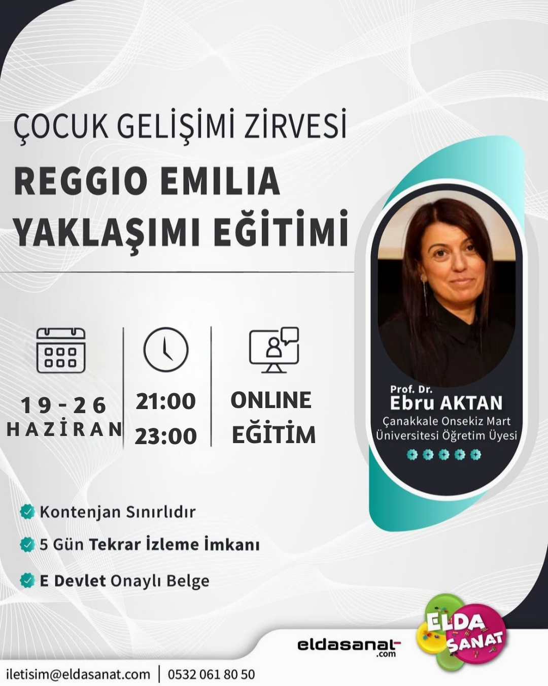 REGGİO EMİLİA YAKLAŞIMI 2 MODÜL 19-26 HAZİRAN 