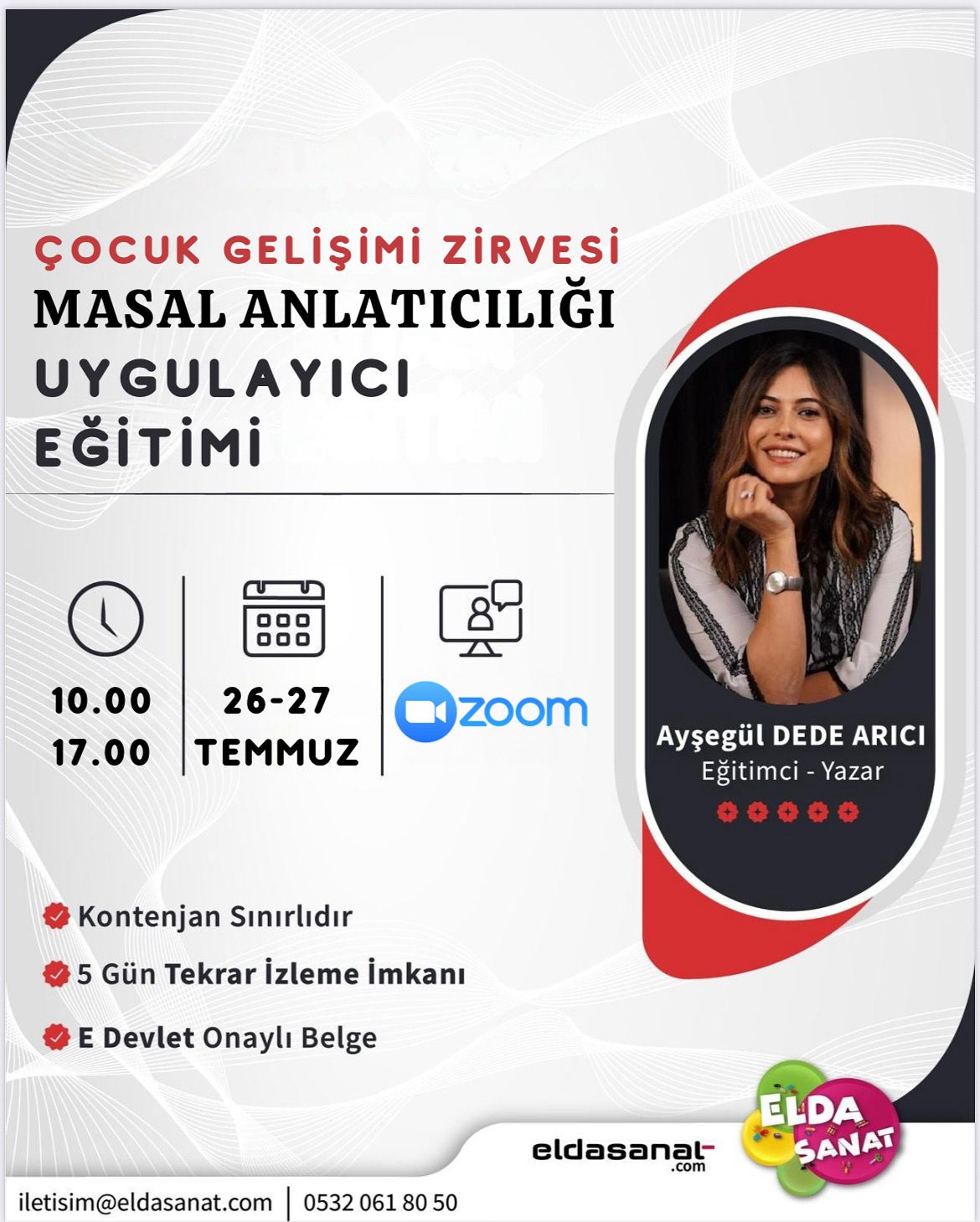 MASAL ANLATICILIĞI 18 SAAT UYGULAYICI EĞİTİMİ