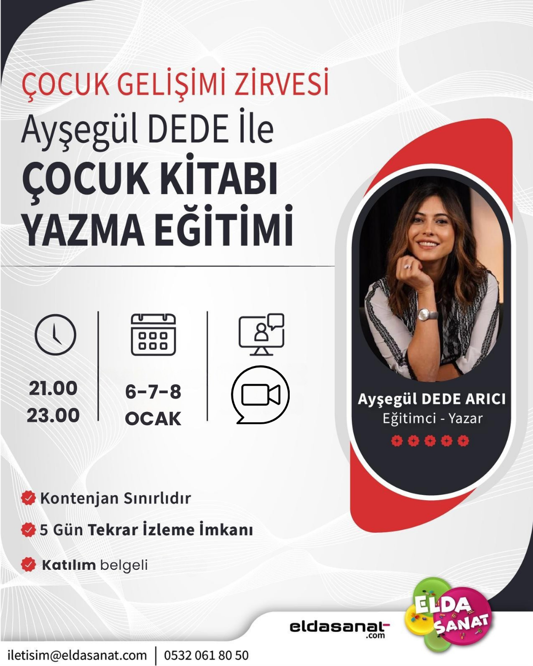 OCAK AYI ÇOCUK KİTABI YAZMA EĞİTİMİ