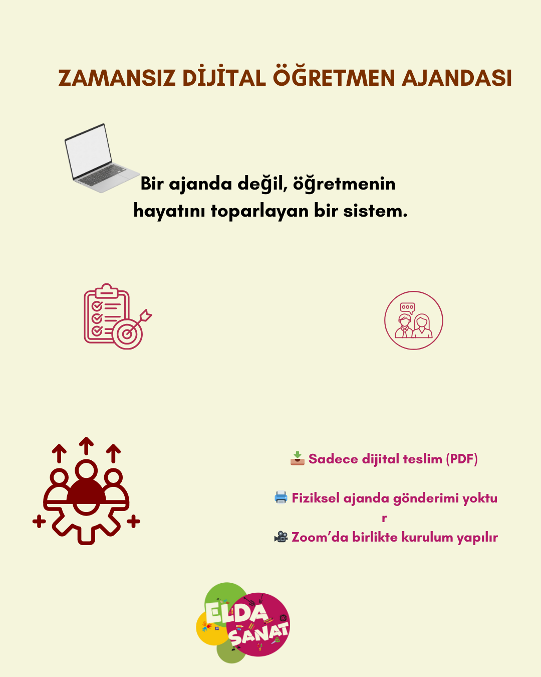 📒 ZAMANSIZ DİJİTAL ÖĞRETMEN AJANDASI