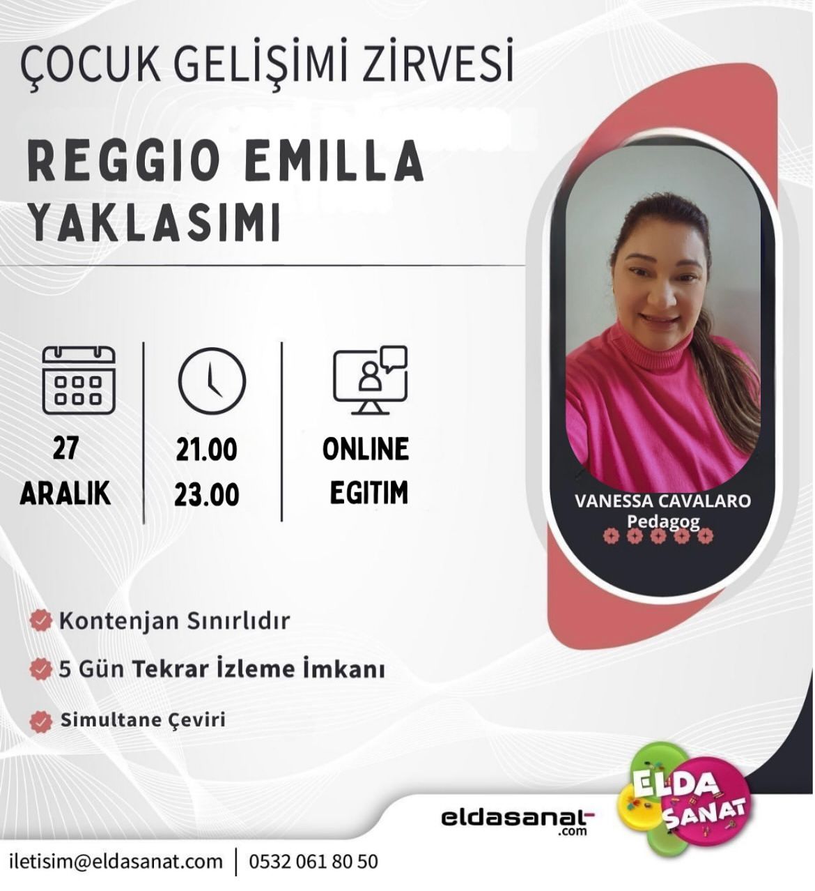 REGGİO EMİLİA YAKLAŞIMI EĞİTİMİ 2025 ARALIK