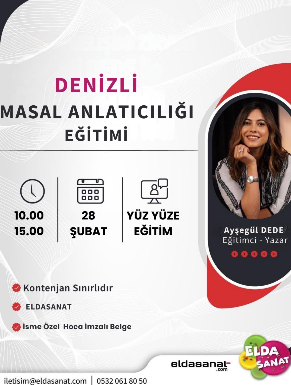 AYŞEGÜL DEDE MASAL ANLATICILIĞI DENİZLİ EĞİTİM 