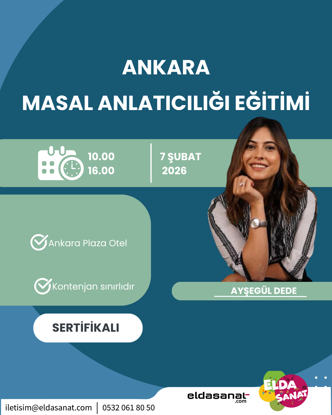 AYŞEGÜL DEDE ANKARA MASAL ANLATICILIĞI EĞİTİMİ
