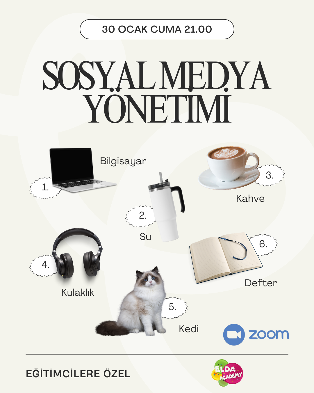 EĞİTİMCİLERE ÖZEL SOSYLA MEDYA YÖNETİMİ