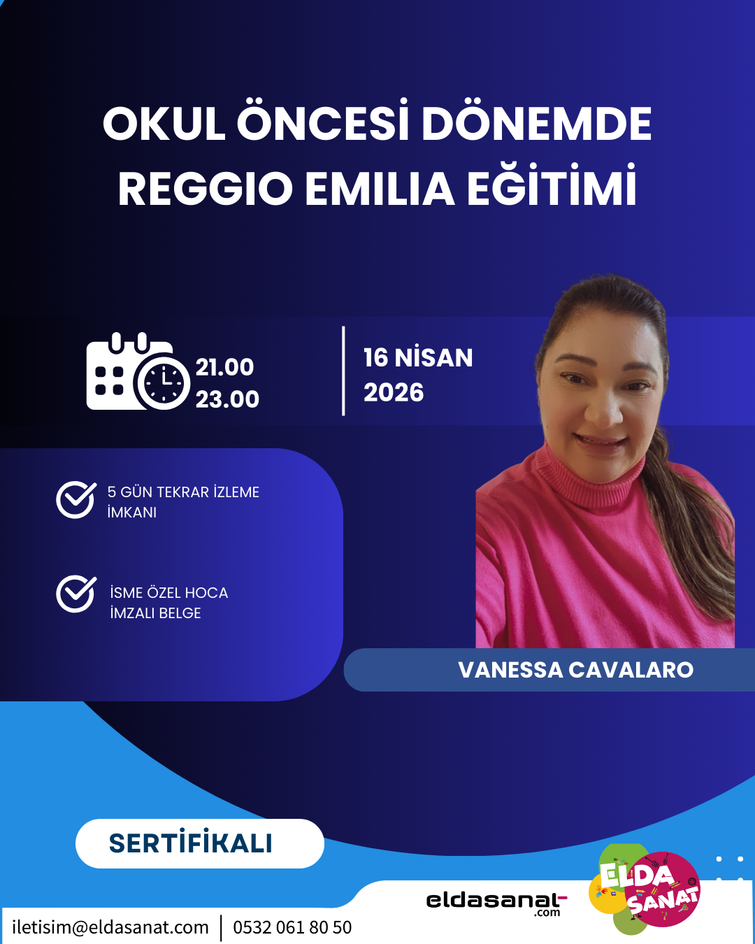 REGGİO EMİLİA EĞİTİMİ NİSAN 2026